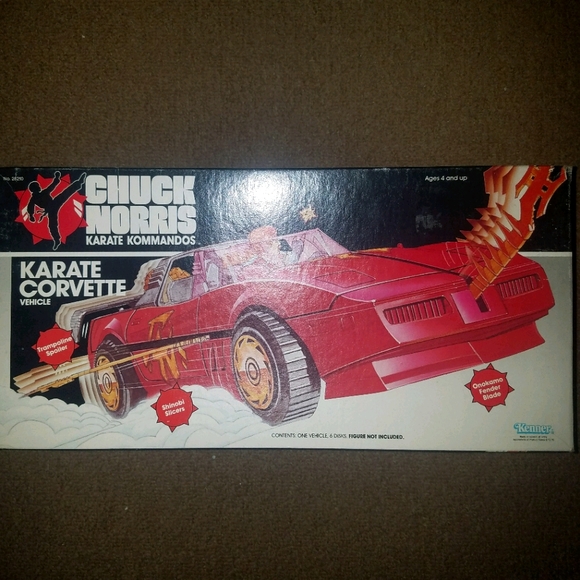 Kenner Other - Vintage RARE 1986 Chuck Norris Karate Corvette